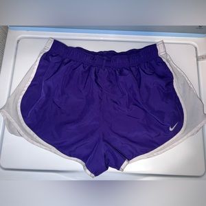 Nike Tempo Shorts- Women’s XL- Purple & white